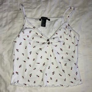 Ruffle bottom , rose top